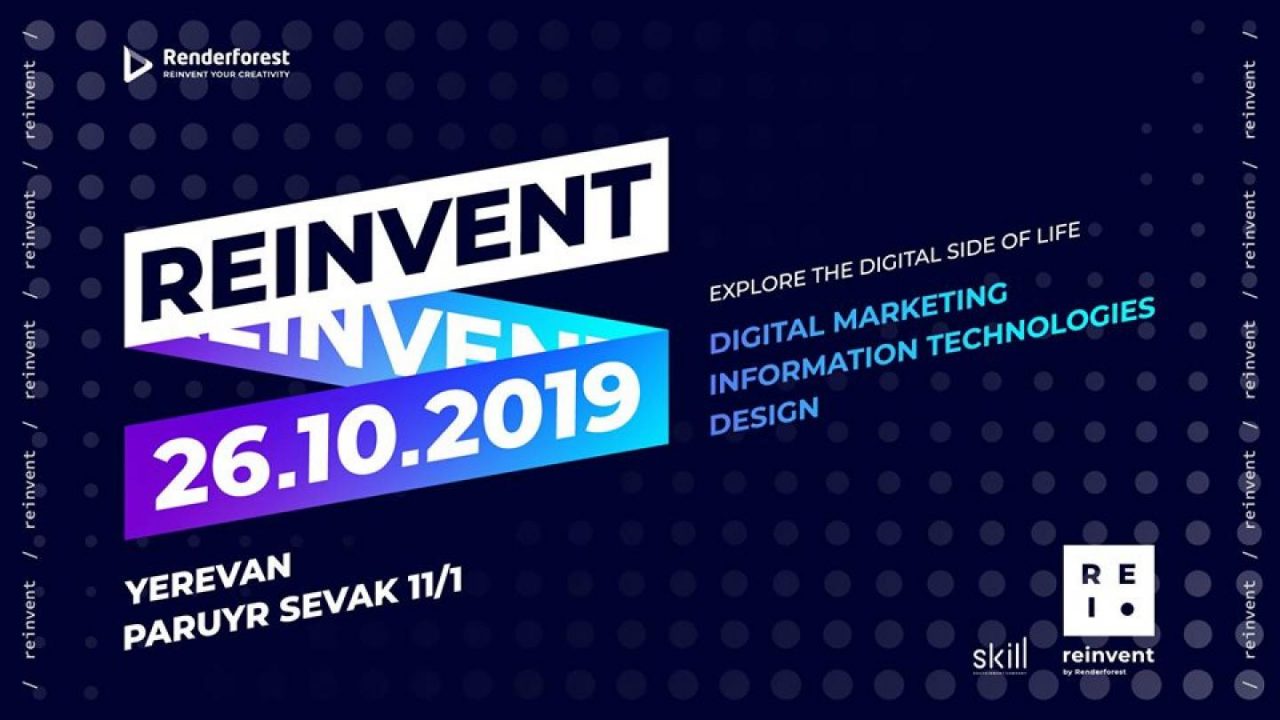 ReInvent digital conference by Renderforest